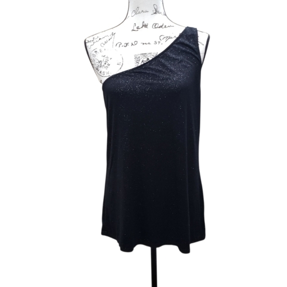 Torrid One-Shoulder Sparkle Top W/ Asymmetrical Neckline - Picture 2 of 7